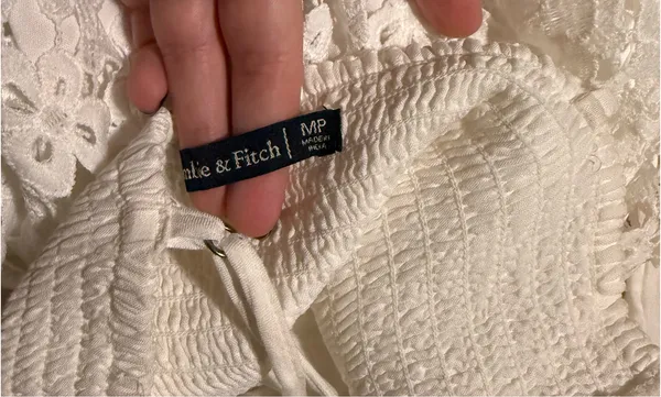 Abercrombie White Dress Mini - Image 3