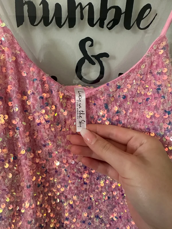 Iridescent Sequin Bodycon Dress - Image 2