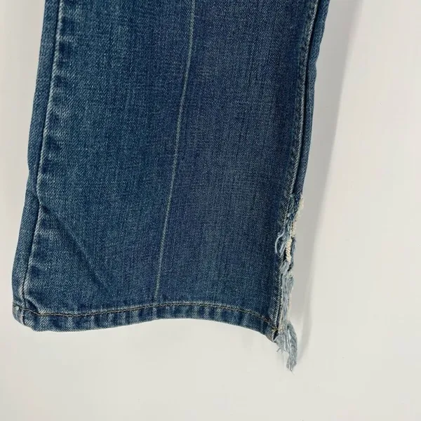 Vintage Y2K American Eagle Outfitters Women's Bootcut Jeans Blue Denim‎ Size 4 - Image 10