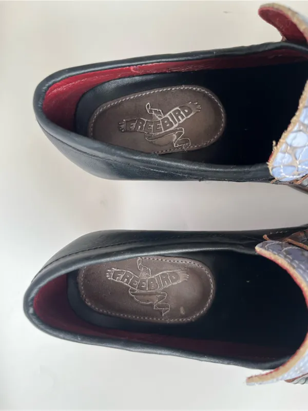 Freebird by Steven Bristol leather chunky Loafers 7 - Image 7