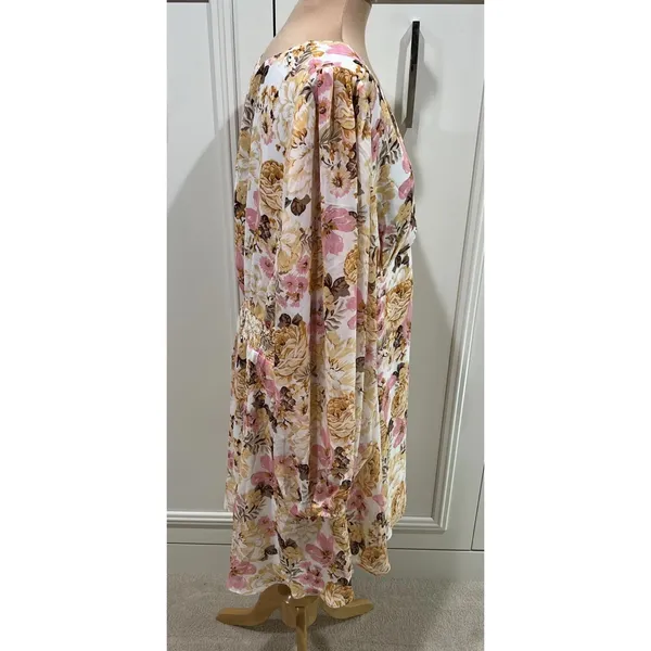 City‎ Chic Womens Juliet Floral Print Mini Dress Feminine Romantic Cottagecore - Image 4
