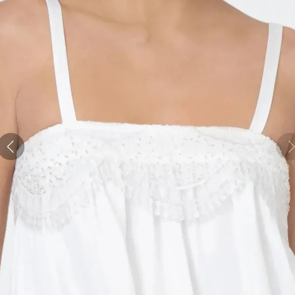 Rya Primrose beaded Chemise Nwt M slip satin anthro wedding sexy lingerie $150 - Image 4