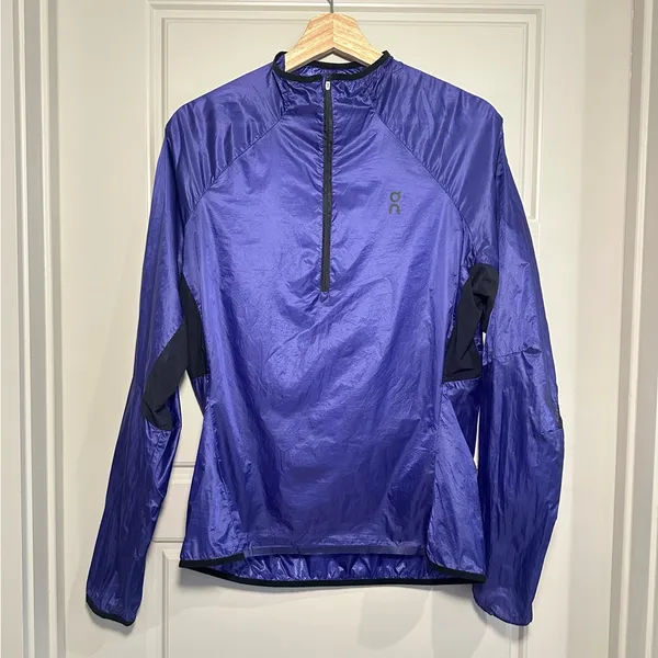 On Cloud Running Women's Half Zip‎ Zero Jacket Twilight Size Medium Purple - Image 2