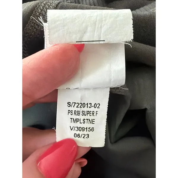 Old Navy Gray Brown Super-Flare Powersoft Ribbed Xtra High-Rise Leggings Sm Tall - Image 7