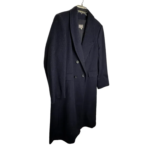 Vintage CityLife‎ Wool Full Length Coat Size 12 - Image 4