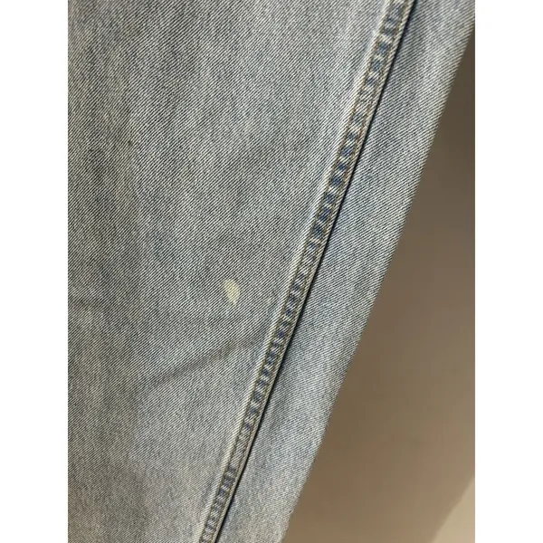 Vintage 90 Levis 550 Relaxed Fit Tapered Leg Jeans Light Wash Made in USA Size 9 - Image 9
