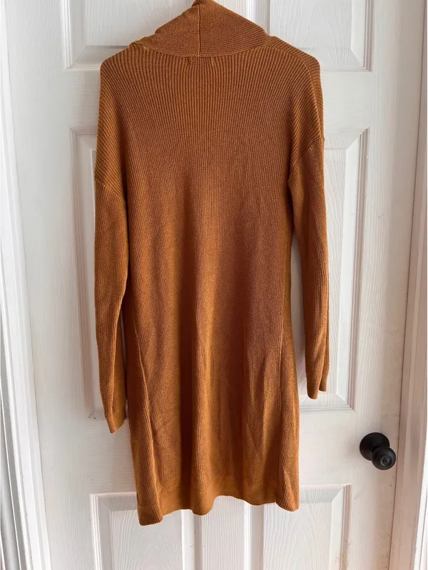 BP Brown Long Open Cardigan XS/S - Image 4