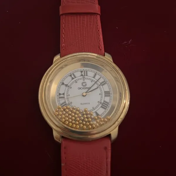 Beautiful Gordano Watch with Dancing Beads Red - Image 6