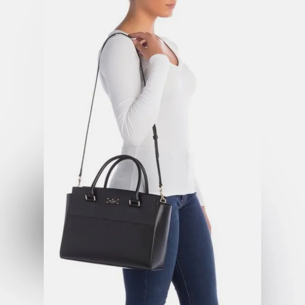 Kate Spade Lana Grove Street Black EUC - Image 3