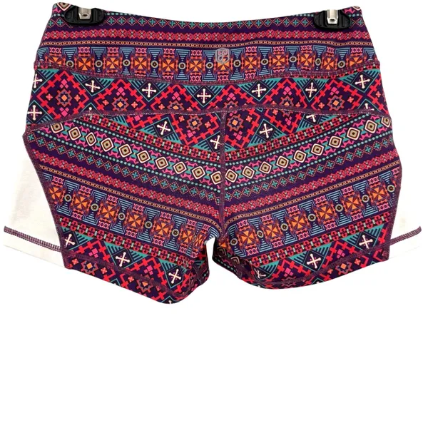 Born Primitive Size Small‎ Double Take Booty Shorts Aztec Print Athletic Active - Image 2