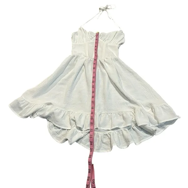 LUCY IN THE SKY white milkmaid dress - Image 3