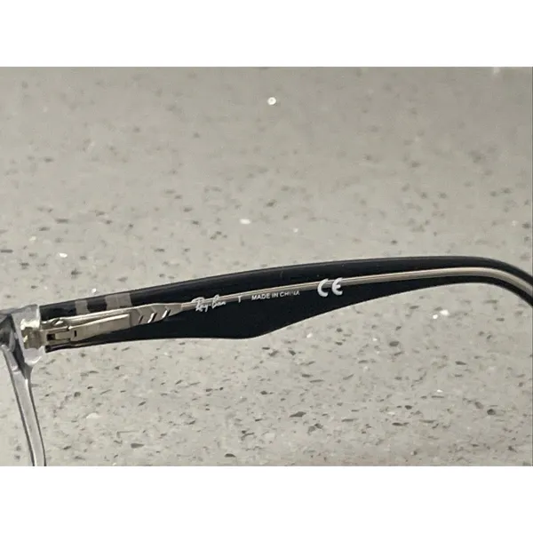 Ray-Ban RB 1530 3529 46-16-125 Black Crystal Full Rim Eyeglasses Frames ONLY - Image 6