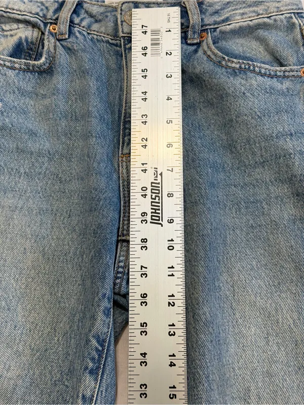 Garage Clothing Vintage Straight Jeans Women’s Sz 01/25 Distressed Raw Hem - Image 6