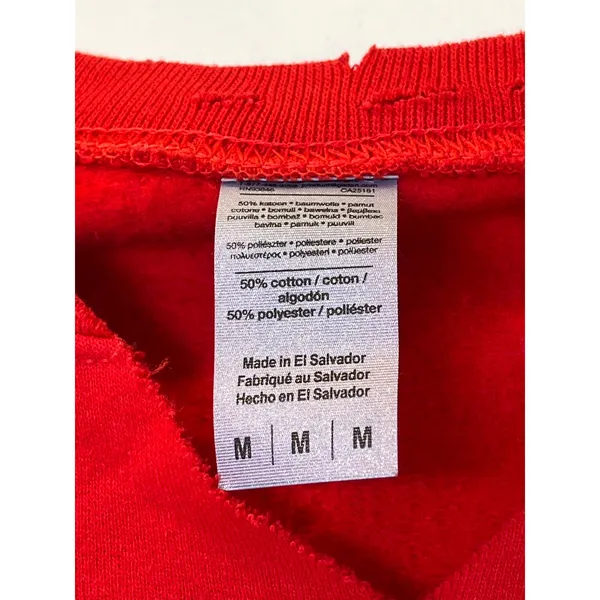 Wisconsin Badgers Reworked Gameday Set Distressed Sweatshirt Tulle Skirt Red M‎ - Image 3