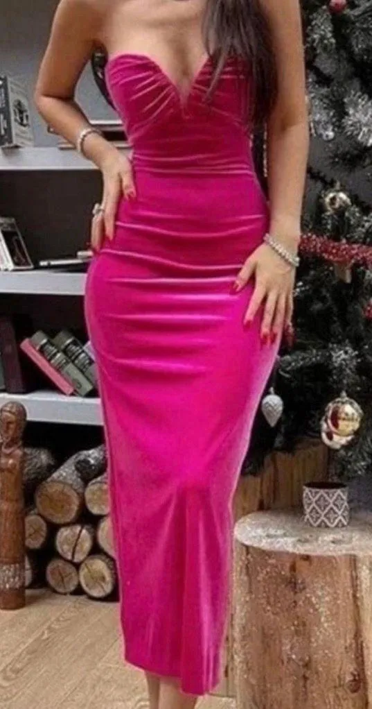 ZARA Velvet Dress - Image 3