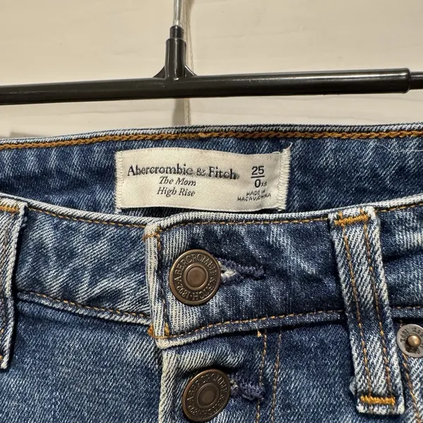 Abercrombie & Fitch Jeans Womens 25 0 The Mom High‎ Rise Ankle Crop Curve Love - Image 2