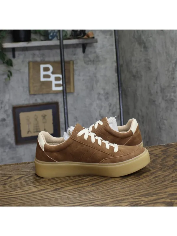 NWT Dr. Scholls Madison Lace Sneaker Low Top Lace Up Dark Honey Brown 6.5M - Image 14