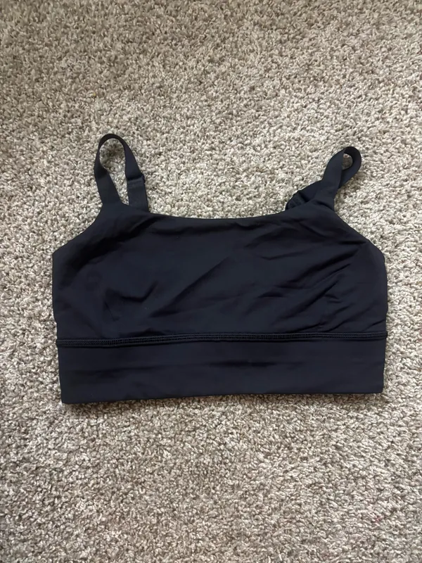 Lululemon adjustable strap black sports bra - Image 4