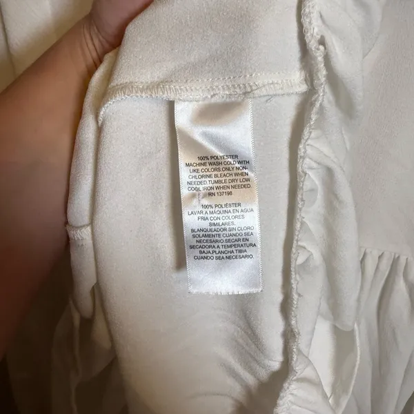 Danielle‎ Bernstein Textured Woven Baby-Doll Mini Dress - Image 7