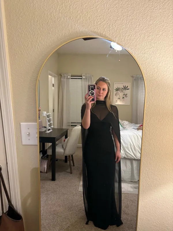 ASOS black long dress  - Image 3