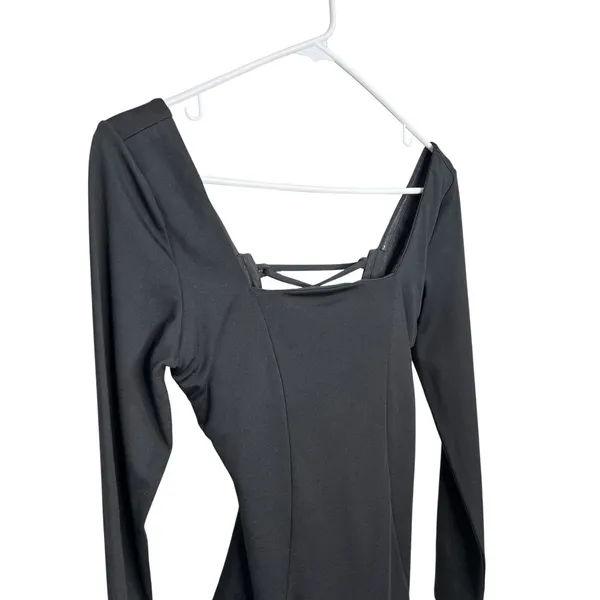 Ta3 LS Squary Bodysuit in Black Size Small - Image 3
