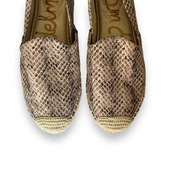 Sam Edelman Kesia leather slip on Espadrille flat loafer size 6.5M - Image 4
