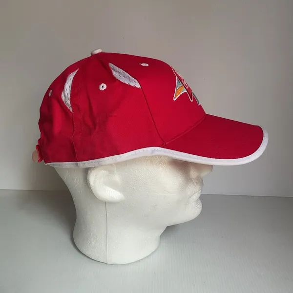 Y2K Vintage Coca-Cola Beijing 2008 Olympics Red Adjustable Baseball Cap NEW - Image 3