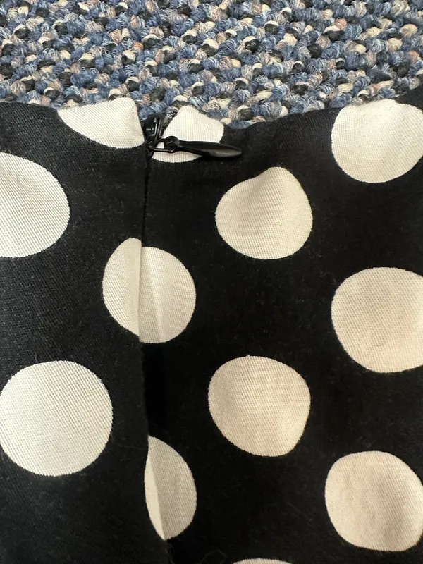 Bridesmay Black and White Polkadot Dress Size Small - Image 8