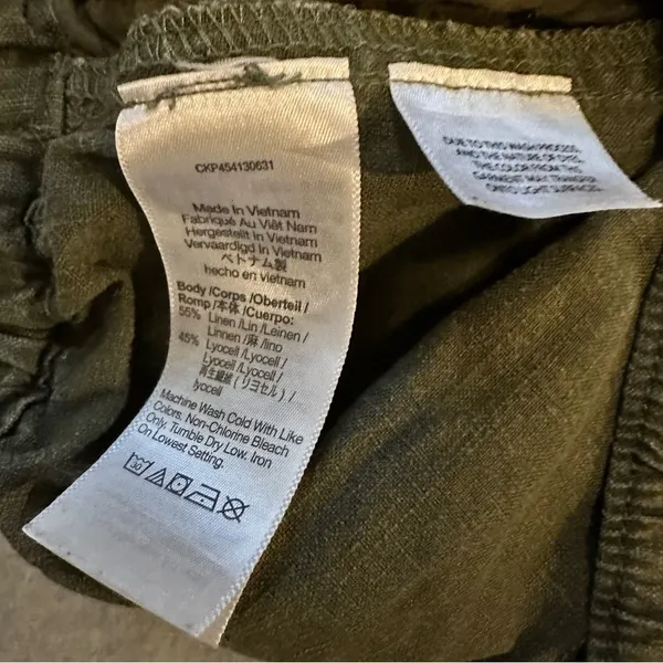 Madewell Olive pull on shorts size S - Image 6