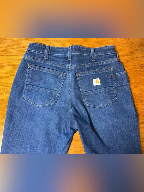 NWOT Carhartt RUGGED FLEX® RELAXED FIT JEAN Women’s Size 6 Reg - Image 8