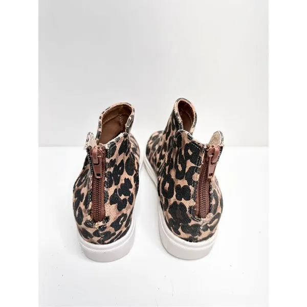 Steve Madden‎ Boots Womens Size 6 Claud Brown Black Leopard Print Ankle Bootie - Image 4