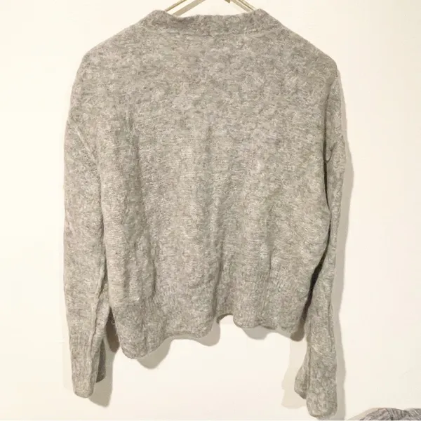 Free People Size XS‎ Eclair Alpaca Slouchy Oversized Cardigan Sweater - Image 5