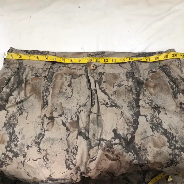 NWT Natural Gear Men’s Camouflage Camo Khaki Brown Cargo Pants Streetwear Hiking Outdoor 100% Cotton-Men XL Measurement in pics - Image 5