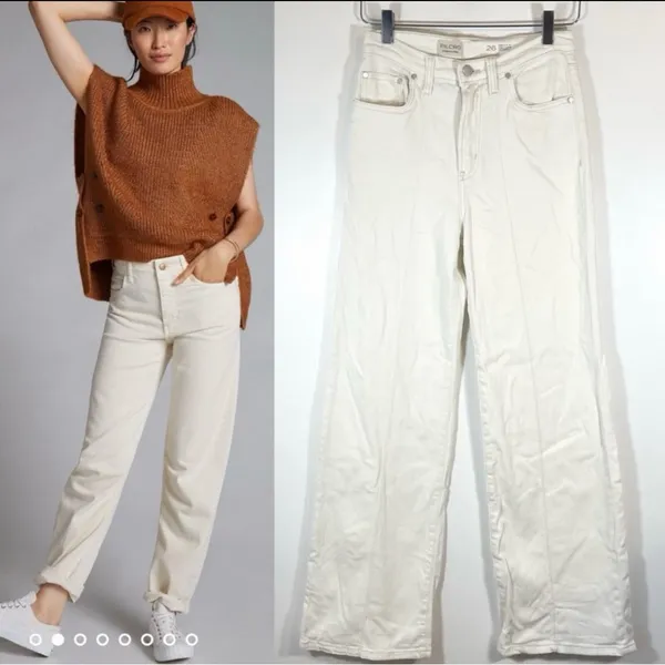 Anthropologie Pilcro White Jeans 26 - Image 2