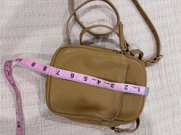 American‎ Leather Co. Cleveland Crossbody Cafe Latte - Image 10