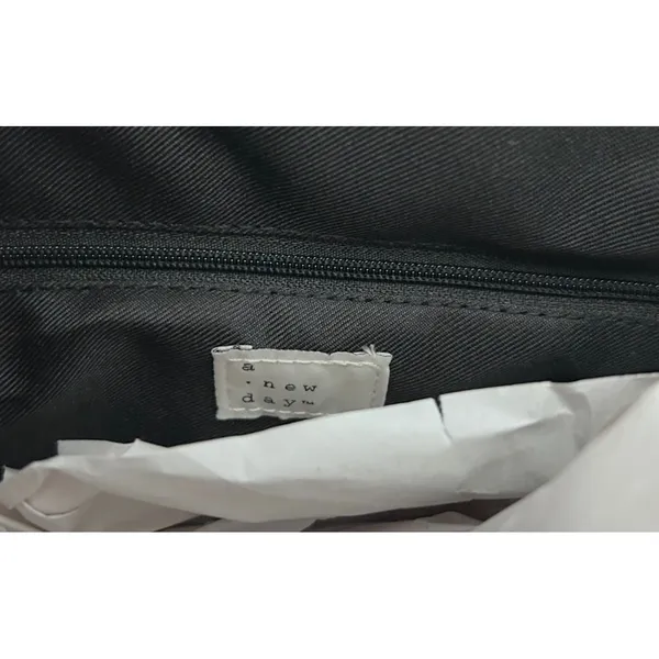 A New Day Square Laptop Backpack Women OS Black NEW Faux Leather 13in Sleeve - Image 11
