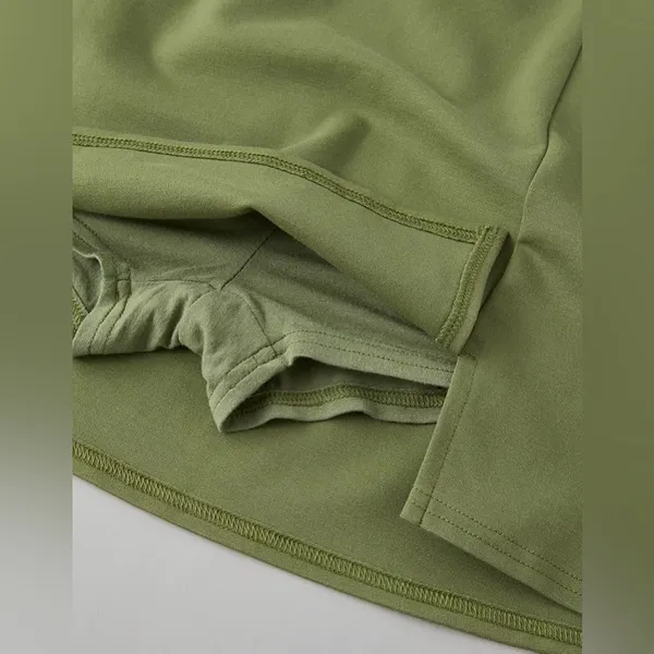 American Eagle It Knit Skort in Olive Moss Size Medium New with tag - Image 3