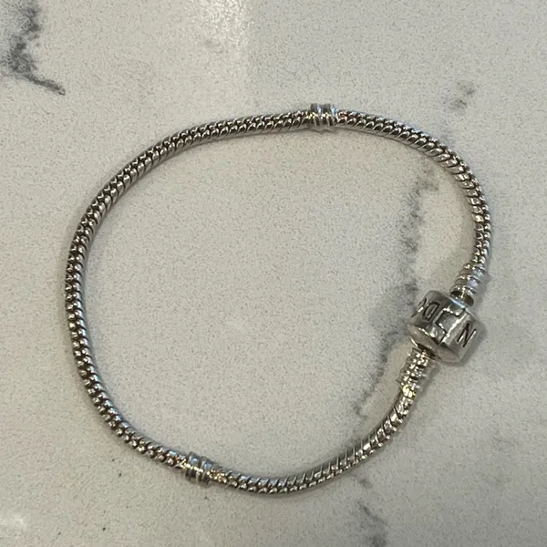 Vintage pandora snake charm bracelet - Image 5