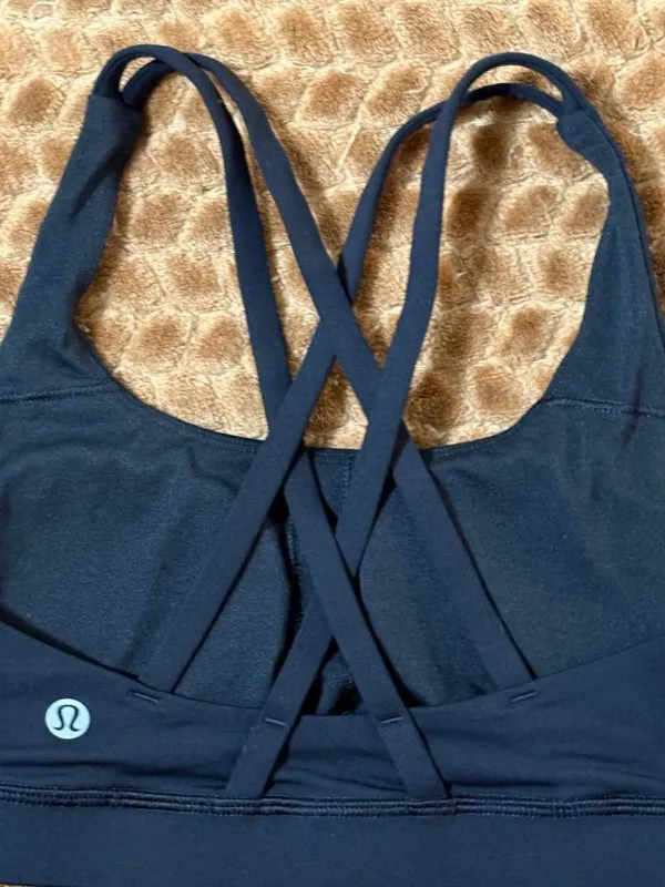 Lululemon Energy Sports Yoga Athletic Bra Black Size S 4 B/C Cup - Image 5