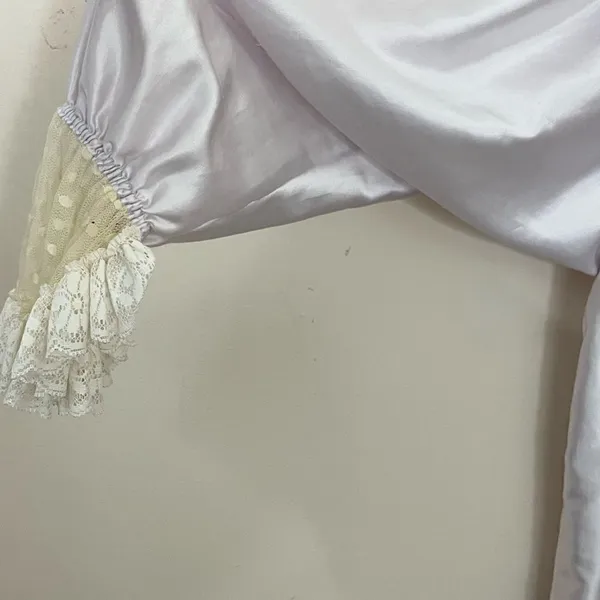 Christian Dior Vintage 80’s Does Victorian Satin and Lace Nightgown L - Image 6
