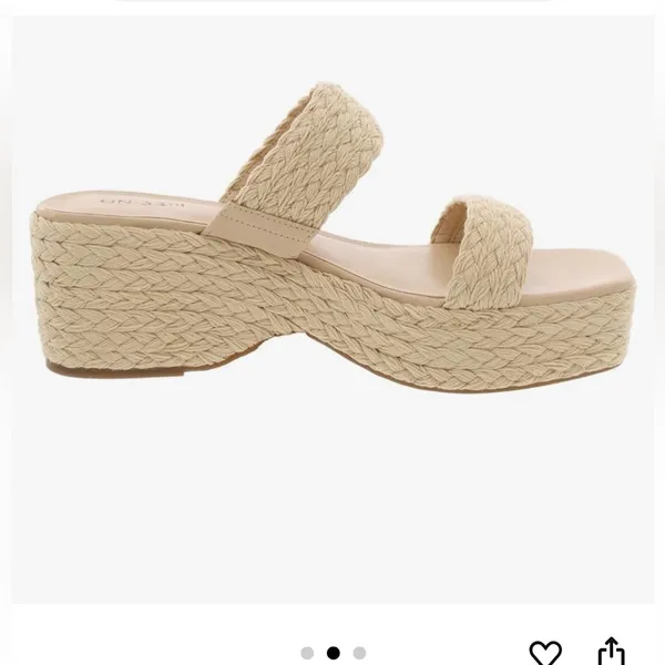 On 34th Womens Norinarf Braided Slip On Platform Sandals #16 - Image 2