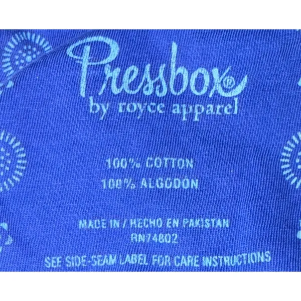 Pressbox by Royce Apparel‎ Women's Short Sleeve V-Neck Kentucky UK Size L - Image 3