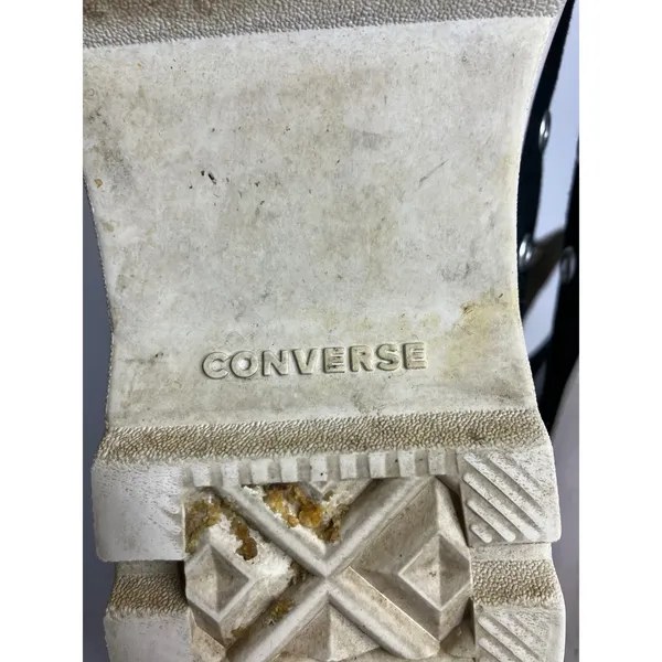 Converse Lugged High Top Sneakers Womens 10‎ Black Good Platform Canvas Lug Sole - Image 8
