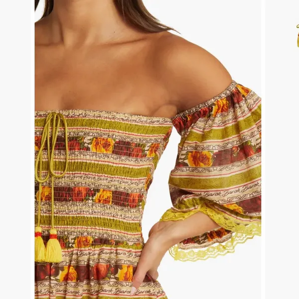 NWT Anthropology Barok‎ Paris Puff Sleeve Dress size Small $199 - Image 4