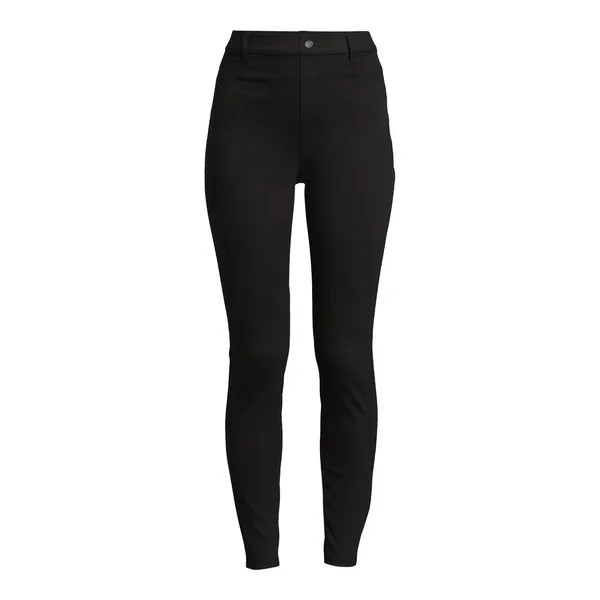 Time and Tru Womens Jeggings Sz S Black Pull On High Rise Skinny Stretch Casual - Image 6