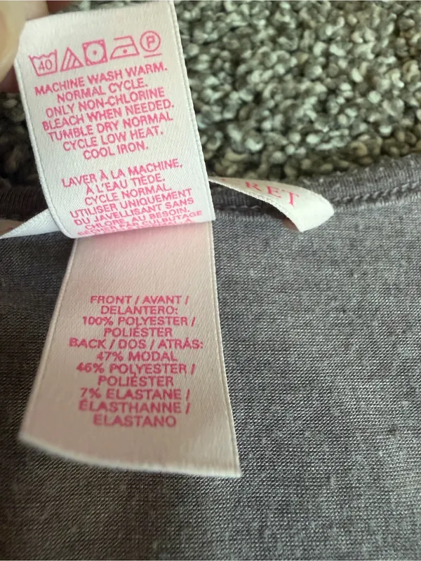 Victoria’s Secret Pajama Set M Geometric Racerback Tank Shorts Y2K - Image 2