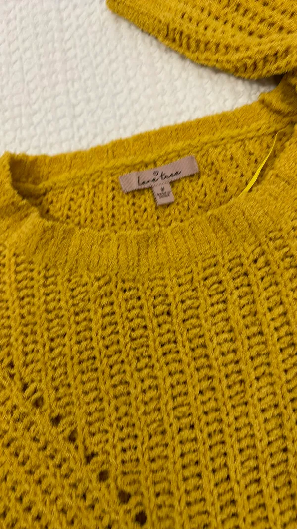 Love Tree Yellow Sweater - Image 11