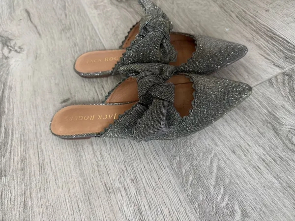 Jack Rogers Elle Sparkly Bow Flats - Image 2