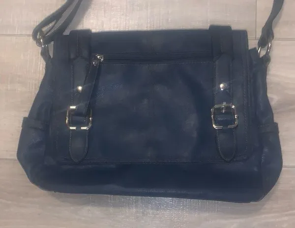 Relic Navy Blue Double Buckle Shoulder Bag - Image 2