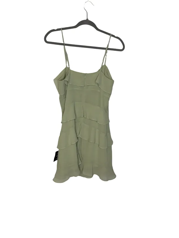 🌿✨ Lulu’s Sage Green Ruffle Tiered Chiffon Mini Dress Size‎ Small S ✨🌿 - Image 5